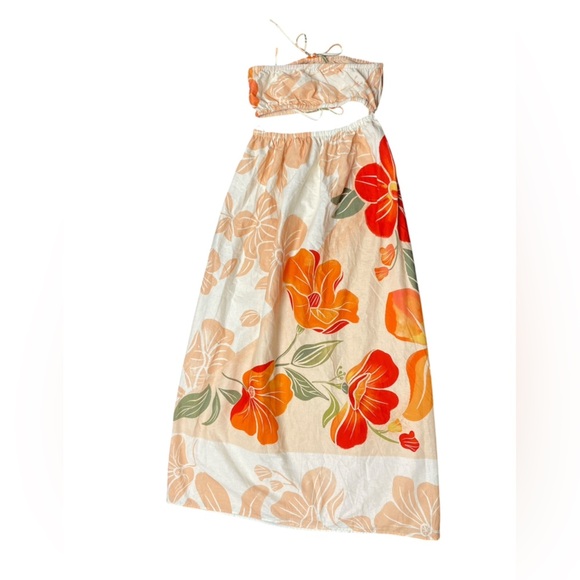 SABO Fei floral Dress Petal Scarf size M NWOT - Picture 7 of 7